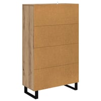 vidaXL Magasfiú fiókkal Artisan tölgy 69,5x31x115 cm 8