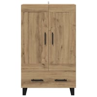 vidaXL Magasfiú fiókkal Artisan tölgy 69,5x31x115 cm 6