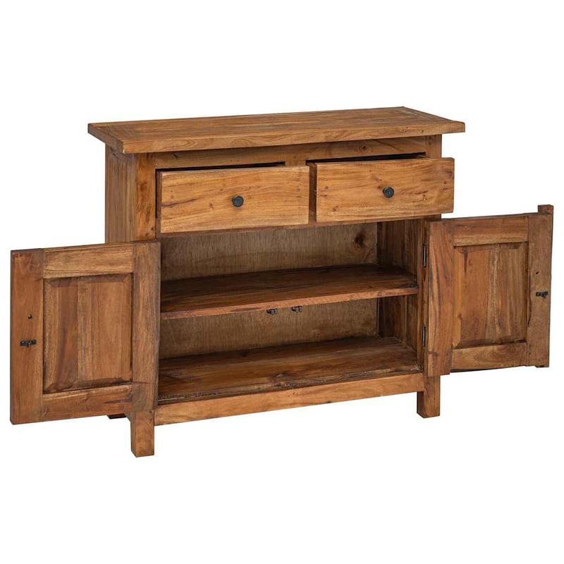 vidaXL mahagóni fa komód 75x30x65 cm tömör fából