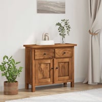 vidaXL mahagóni fa komód 75x30x65 cm tömör fából 2