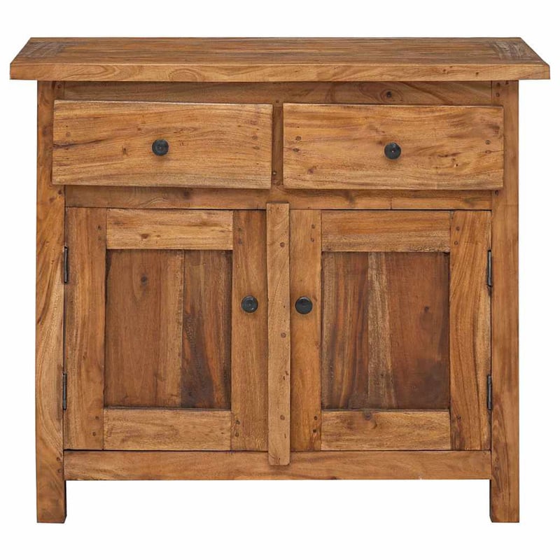 vidaXL mahagóni fa komód 75x30x65 cm tömör fából