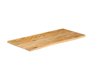 vidaXL stolová doska z masívneho mangovníkového dreva, prírodná hrana – 120x60x2,5 cm