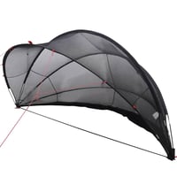 vidaXL Medence kupola fekete 405x405x192 cm 1