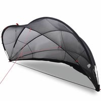 vidaXL Medence kupola fekete 405x405x192 cm 3