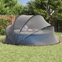 vidaXL Medence kupola fekete 405x405x192 cm 4