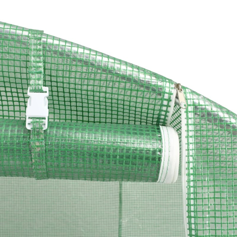 vidaXL melegház 13,5 m² 450x300x200 cm üvegház
