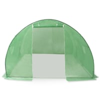 vidaXL melegház 13,5 m² 450x300x200 cm üvegház 5