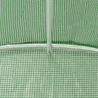 vidaXL melegház 13,5 m² 450x300x200 cm üvegház 8