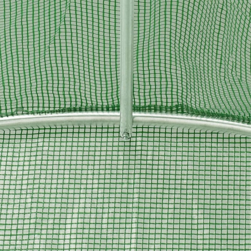 vidaXL melegház 13,5 m² 450x300x200 cm üvegház