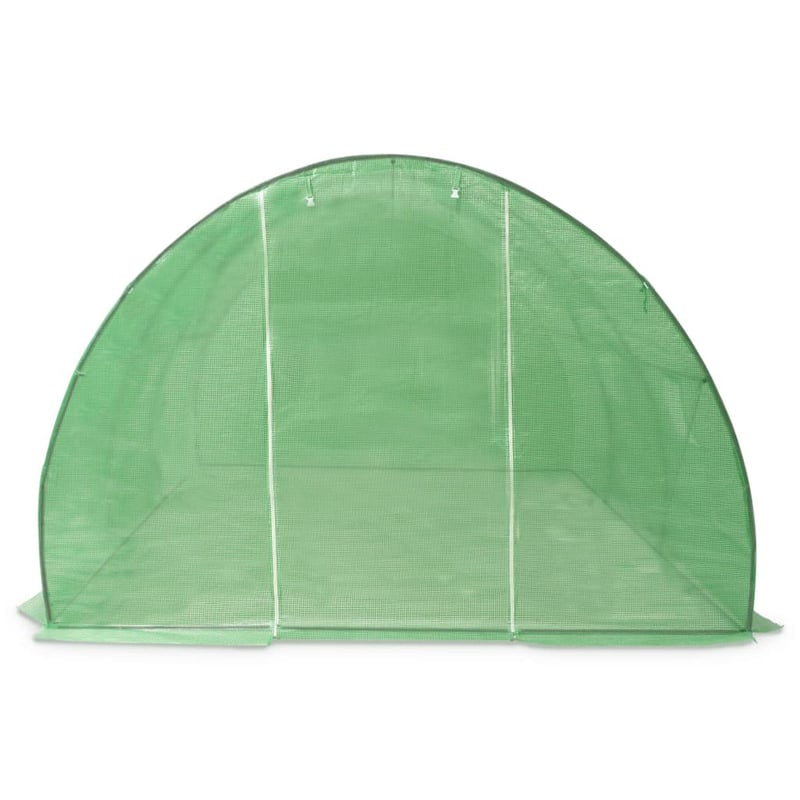 vidaXL melegház 13,5 m² 450x300x200 cm üvegház