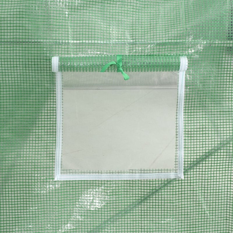 vidaXL melegház 13,5 m² 450x300x200 cm üvegház