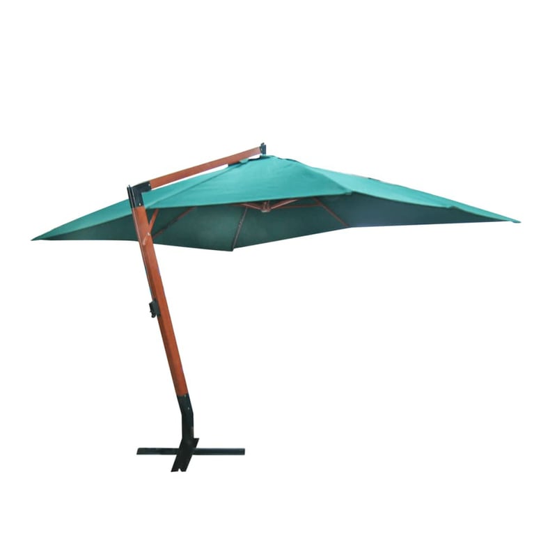 vidaXL Melia zöld lebegő napernyő 300x400 cm