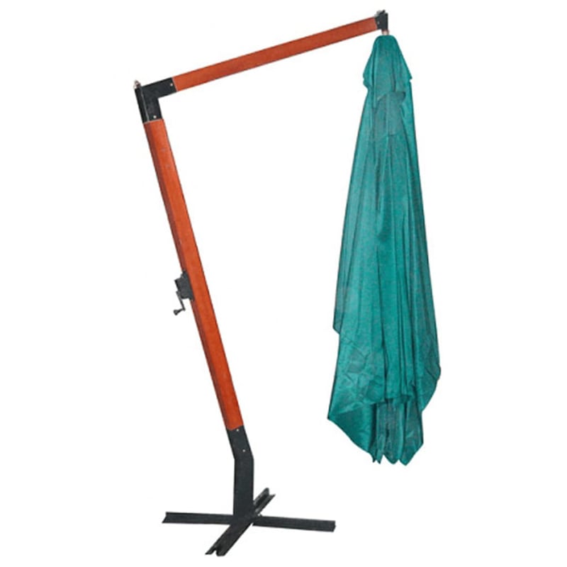 vidaXL Melia zöld lebegő napernyő 300x400 cm