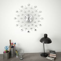 vidaXL Modern Kvarcszerkezetes Falióra 50 cm Átmérővel 2