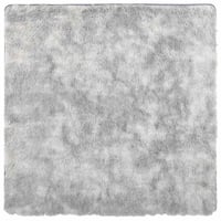 Covor shaggy vidaXL NAVARRA gri argintiu 160x160 cm 1