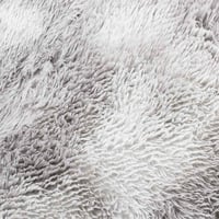 Covor shaggy vidaXL NAVARRA gri argintiu 160x160 cm 9