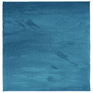 vidaXL tepih kratkih vlakana Oviedo - tirkizni - 240x240 cm