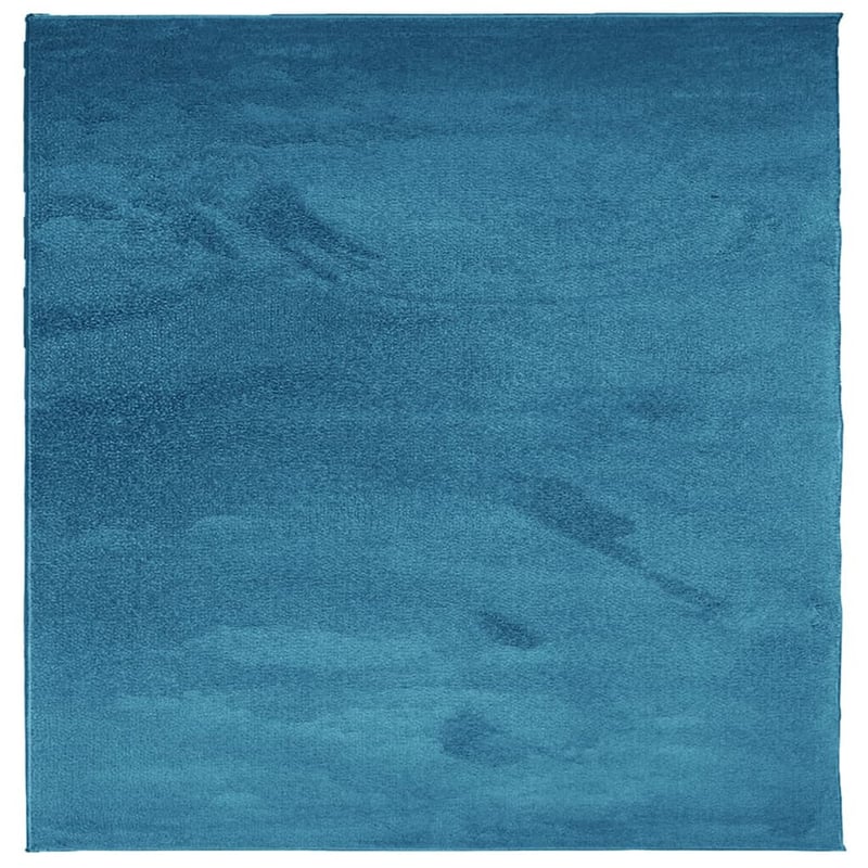 vidaXL OVIEDO türkiz rövid szálú szőnyeg 240x240 cm