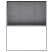 vidaXL Pliszé Ablak Szúnyogháló Alumínium 80x100 cm 1