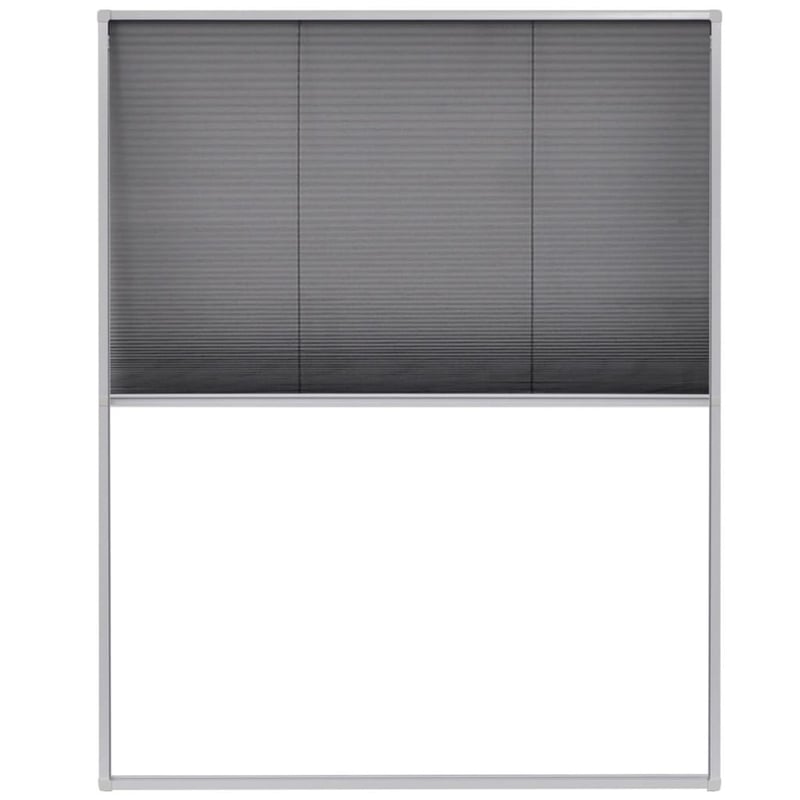 vidaXL Pliszé Ablak Szúnyogháló Alumínium 80x100 cm