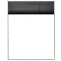 vidaXL Pliszé Ablak Szúnyogháló Alumínium 80x100 cm 3