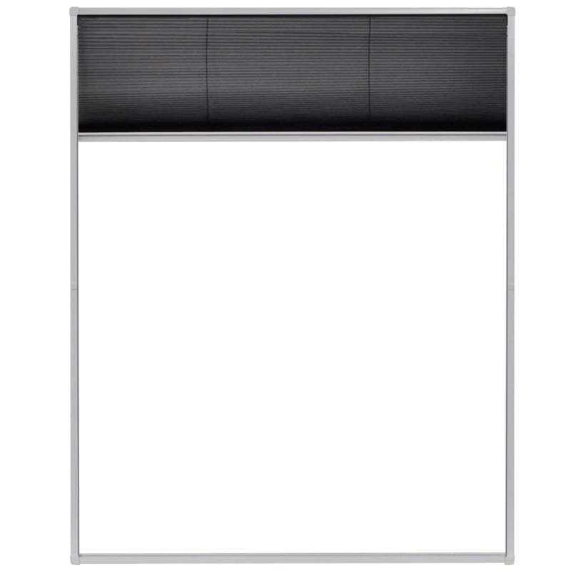 vidaXL Pliszé Ablak Szúnyogháló Alumínium 80x100 cm
