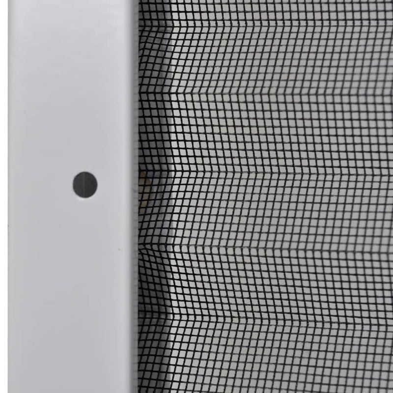 vidaXL Pliszé Ablak Szúnyogháló Alumínium 80x100 cm