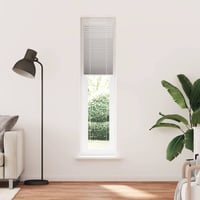 vidaXL pliszírozott redőny világosszürke 45x200 cm 2