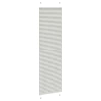vidaXL pliszírozott redőny világosszürke 65x200 cm 3