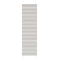 vidaXL pliszírozott redőny világosszürke 65x200 cm 1