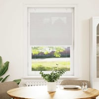 vidaXL pliszírozott redőny világosszürke 70x100 cm 2