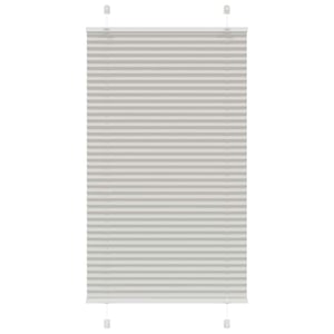 vidaXL plisirane rolete - svijetlosive - 70x100 cm