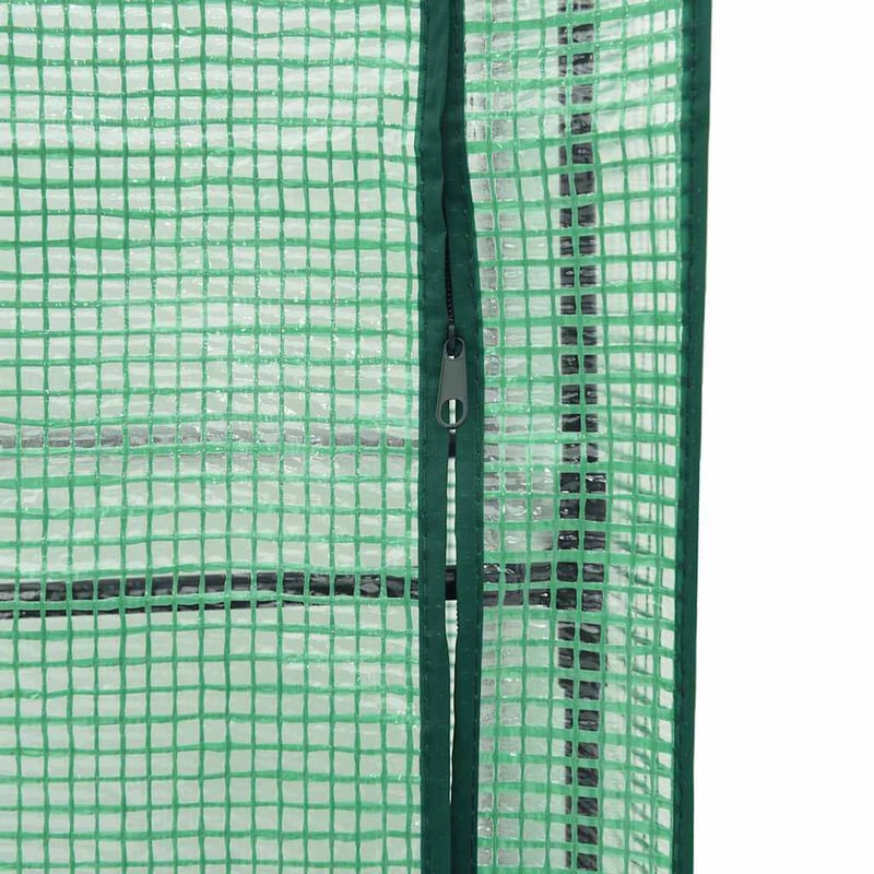 vidaXL rattan hatású magaságyás üvegháztakaróval 160x40x153cm