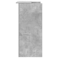 vidaXL recepciós pult betonszürke 55x50x103,5 cm szerelt 6