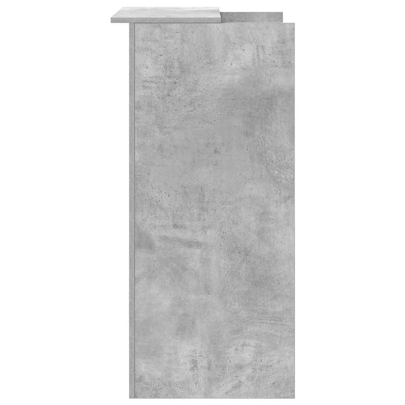 vidaXL recepciós pult betonszürke 55x50x103,5 cm szerelt