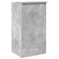 vidaXL recepciós pult betonszürke 55x50x103,5 cm szerelt 7