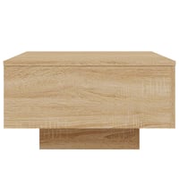 vidaXL Sonoma tölgy dohányzóasztal LED világítással 55x55x31cm 8