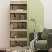 vidaXL Sonoma tölgy könyvszekrény 60x30x166 cm térelválasztó 5