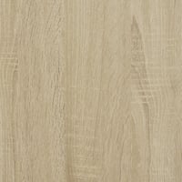 vidaXL Cadru de pat cu tăblie, stejar Sonoma, 160x200 cm, din lemn prelucrat, mobilier de dormitor 10