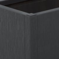 vidaXL sötétszürke PP rácsos kerti ültetőláda 80x36x140 cm 7