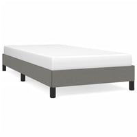 vidaXL sötétszürke szövet ágykeret 100x200 cm matrac nélkül 1