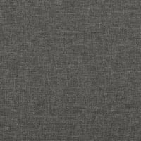 vidaXL sötétszürke szövet ágykeret 100x200 cm matrac nélkül 8