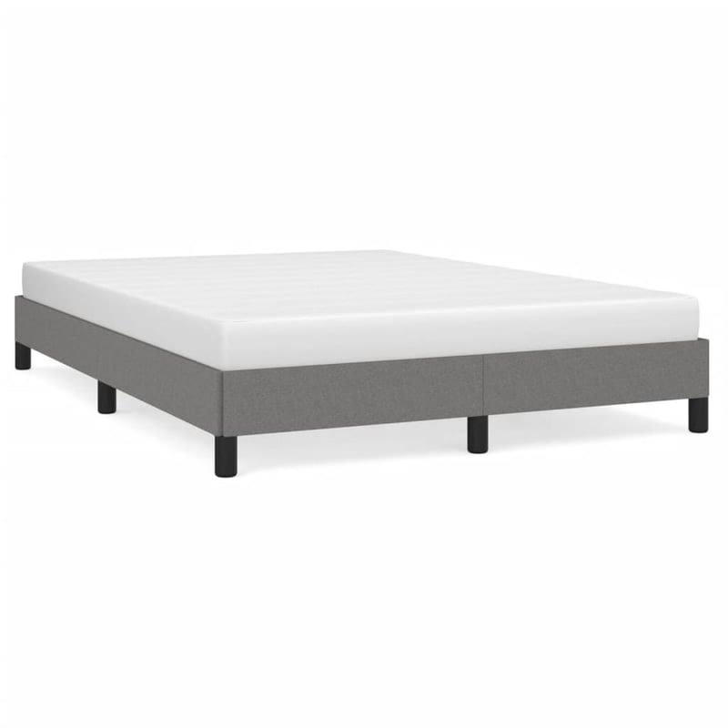 vidaXL sötétszürke szövet ágykeret 140x190 cm matrac nélkül