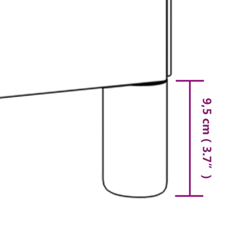 vidaXL sötétszürke szövet ágykeret 90x200 cm matrac nélkül