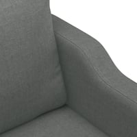 vidaXL sötétszürke szövet fotel 60 cm széles 6