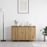 Dulap de siguranță pentru casă vidaXL, culoare stejar artizanal, din lemn prelucrat, 120 x 41 x 75 cm 4