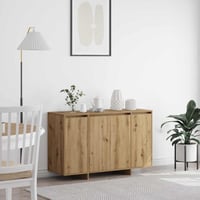 Dulap de siguranță pentru casă vidaXL, culoare stejar artizanal, din lemn prelucrat, 120 x 41 x 75 cm 2