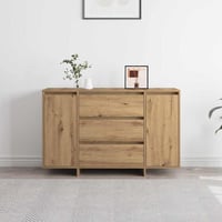 vidaXL Artisan tölgy színű szerelt fa széf 120 x 41 x 75 cm méretű biztonsági tároló szekrény otthonra 4