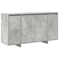 Seif de siguranță ignifug vidaXL, gri beton, 135x41x75 cm, din lemn prelucrat — fără accesorii, deteriorat și utilizat (stare: vezi a doua imagine) 4