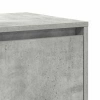 Seif de siguranță ignifug vidaXL, gri beton, 135x41x75 cm, din lemn prelucrat — fără accesorii, deteriorat și utilizat (stare: vezi a doua imagine) 12